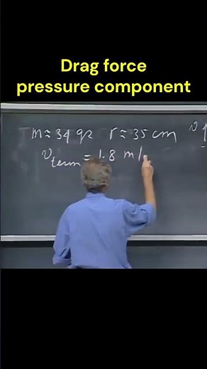 Pressure component in drag force TOP demo