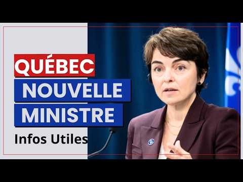 Christine Fréchette becomes Premier of Quebec and replaces François Legault