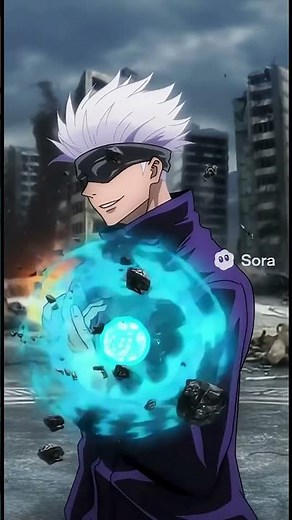 Gojo using Blue on Sukuna #jujutsukaisen #gojo #sukuna
