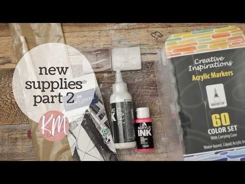 A Few More New Art Supplies… Let’s See How These Perform (Art Haul)