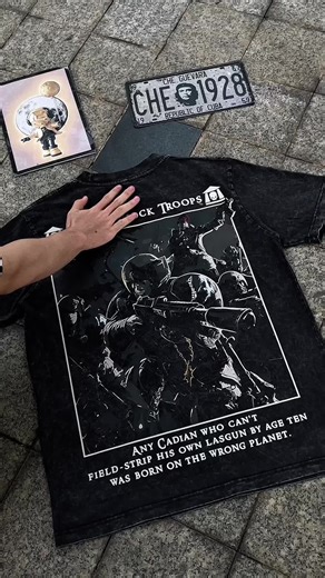 Vintage Cadia Stands Tee for Warhammer 40K Fans