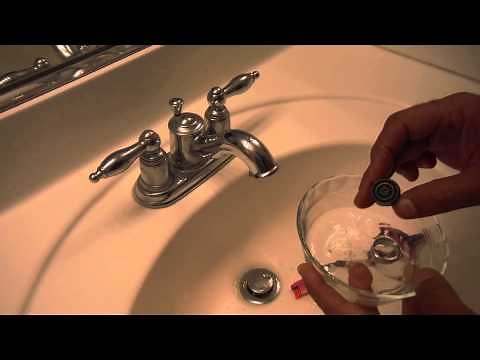 How to Clean a Bathroom sink Faucet Aerator Screen (Low water pressure) EASY DIY!