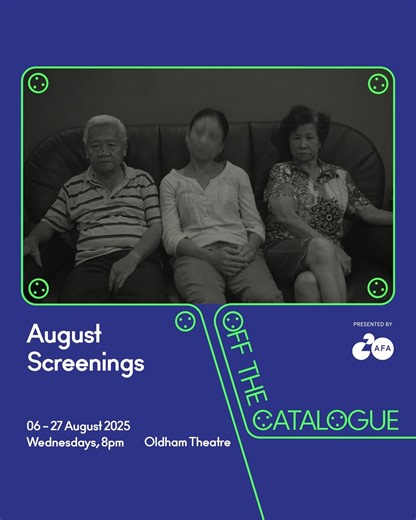 AFA’s Off the Catalogue shifts the spotlight to Singaporean filmmakers this August. Their films explore idealism, alienation, aspiration and displacement in urban landscapes. With two post-screening discussions and rare screenings of their earlier short films, these local stories are rare gems not to be missed! Screenings happening every Wednesday, 8pm through August. Get tickets: https://bit.ly/OTCAug25 #AsianFilmArchive #ExploreAsianCinema | Asian Film Archive | Facebook