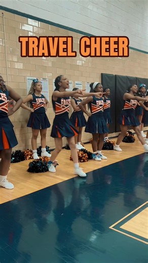 You WALKEDDDDD! Having cheers for the things that happen in games besides offense and defense is so important and helps build the energy during games🙌🏽 this is one of our favorites 🧡💙 #cgcscheer #cheercoach #cheerteam #cheer #cheers