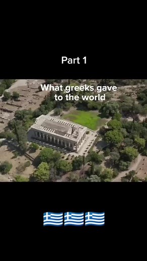 Aerial Journey Through Ancient Greek Architecture