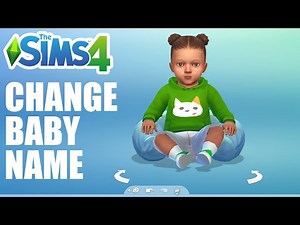 How To Change Baby Name - The Sims 4