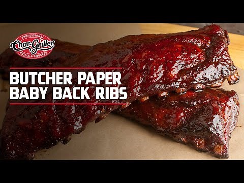 AKORN Ceramic Kamado Butcher Paper Baby Back Ribs Recipe | Char-Griller
