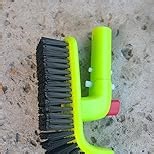 Deluxe Swimming Pool Cleaning Kit Including Professional Leaf Skimmer Net, 17.5" Pool Brush Head,Scrub Brush and 10.5 FT Pole