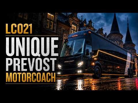 FULL TOUR - A Luxury Prevost Motorcoach Like No Other - Inside LC021