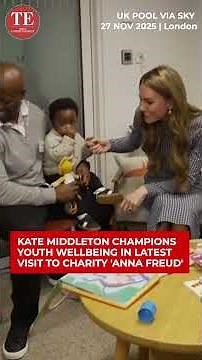 Kate Middleton Returns To Children's Mental Health Charity Anna Freud