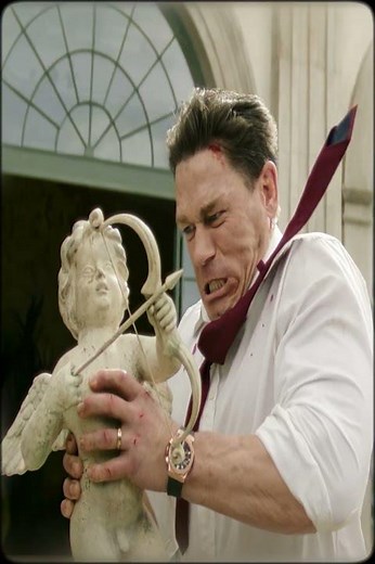 John Cena literally throwing love at the problem 😂