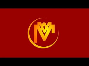 MA minimal Logo design in CorelDraw | CorelDraw Tutorial 2025