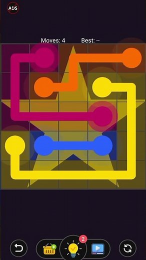 Most Satisfying Color Line. Dot Join Puzzle Gameplay"Dot Connect Challenge | Color Match Puzzle Game