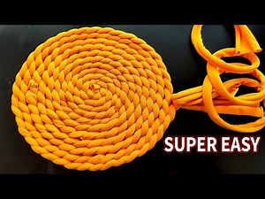 How to make a doormat at home. Super easy homemade doormat idea. Paydan banane ka tarika.