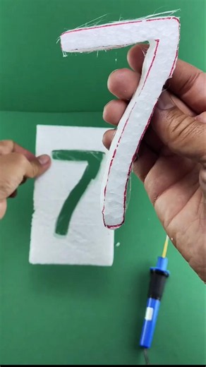 This 7 Cut Is Seriously Satisfying | #Precise #Foam #Craft #ASMR