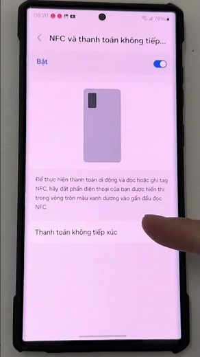 Cách Bật Và Sử Dụng NFC trên Samsung