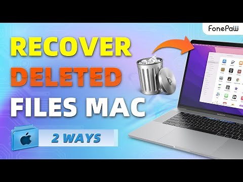 How to Recover Deleted Files on Mac after Emptying Trash Bin 2 Ways | Recover Files on Macbook
