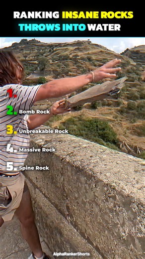 Ranking Insane Rocks Throws Into Water