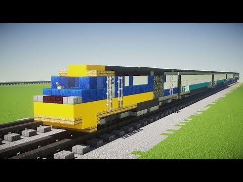 Minecraft British Rail InterCity 125 High Speed Train Tutorial