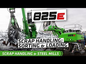 SENNEBOGEN 825 E - Scrap handling - RVR Ratisbona, Germany