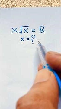 Algebra Problem #math #mathshorts #shorts