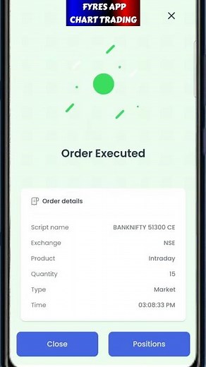 Fyres app Option Trading on Chart - Live Demo #rkonlinecenter #trading #fyres
