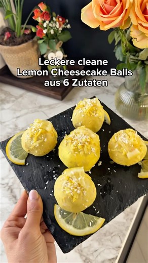 High Protein Lemon Cheesecake Balls