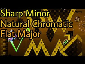 Sharp Trilogy | Sharp Minor + Natural Chromatic + Flat Major | Geometry Dash (showcase)