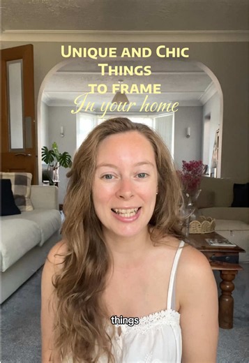 10 Unique Chic Things to Frame in Your Home (Not Art)