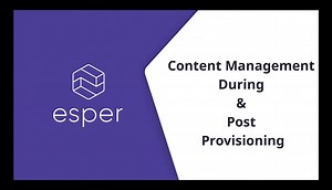 Esper Content Management: How to transfer files