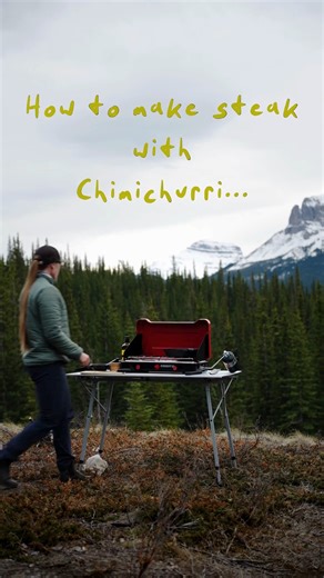Introduce your steak 🥩 to new flavor with this chimichurri recipe! 📹 @carlin_frimmel | Camp Chef
