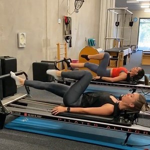 #repost @mach1darwin . . This lower body sequence on the Reformers had these lovely ladies’ glutes and thighs burning (in that delightfully painful way!)  @amberlwalker @amandapern06 | Amber Walker | Facebook