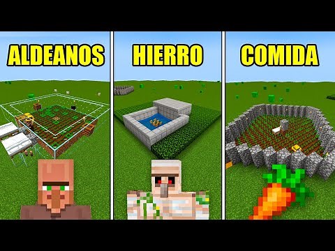3 GRANJAS para EMPEZAR tu SURVIVAL - Minecraft Java 1.20