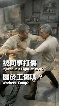 解釋勞工法: 被同事打傷屬於工傷嗎? 工傷案例解析! Injured in a Workplace Conflict? A Real Workers’ Comp Case Explained!