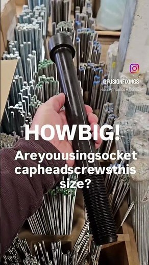 Large socket cap head screws - Better know what you are doing if you are using cap heads this big