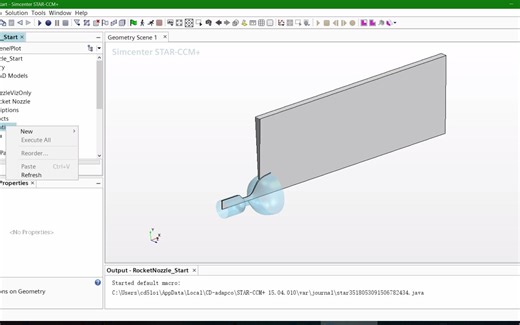 STAR CCM 2D 轴对称仿真分析设置