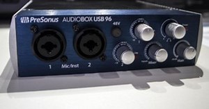 AudioBox USB 96, la petite carte son de PreSonus