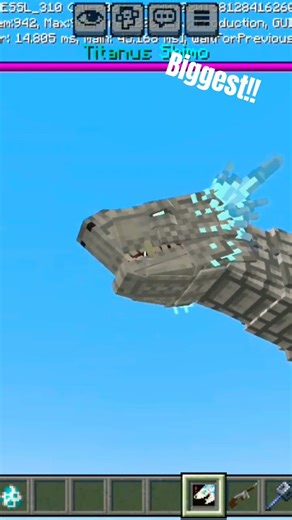 This huge mob follow my command #minecraft #gaming #short #command #huge #mob #mod