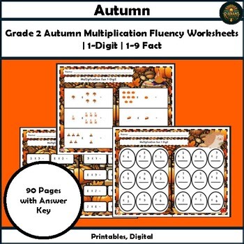 Grade 2 Autumn Multiplication Math Fact Fluency Number Count Place Value