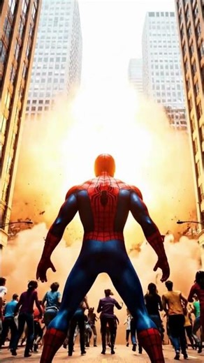 Could Spider Man lead a crowd evacuation during a Hulk fight