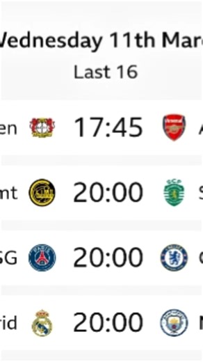 Champions League Last 16 Fixtures 🔥 Real Madrid vs Man City | PSG vs Chelsea | Liverpool in Action