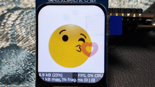 LVGL播放Lottie动画测试（ESP32S3N16R8）