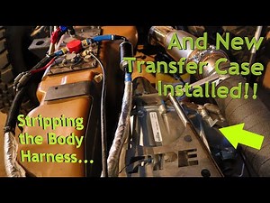 Duramax Humvee Swap - New T-case, Fuel Tank Plug, and Body Wire Harness