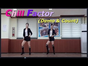 Chill Factor Line Dance (Demo & Count)// Intermediate Level //Everyday Line Dance (에브리데이라인댄스)