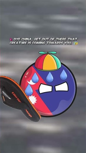 “Cockroach Attack! China Enjoying 😂🪳#countryballs #shorts