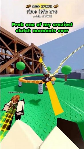 that solo crown win 👑 #untitledtaggame #roblox #edit