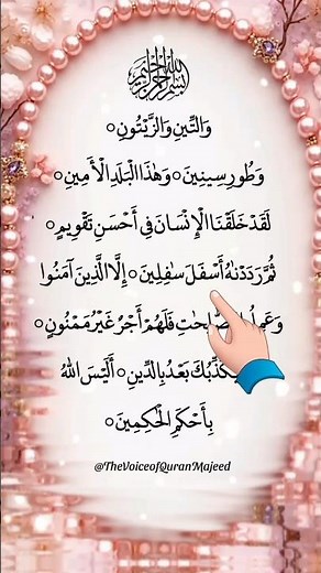 Surah At-Tin | Listen Daily | Peaceful Quran Recitation