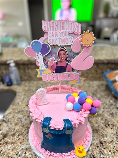 Ms. Rachel Inspired Cake Topper: Custom Birthday Party Decoration - Etsy