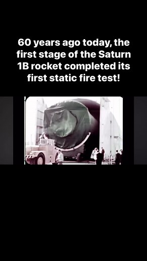 8.1K views · 65 reactions | April 1, 1965: Saturn IB’s First Stage...