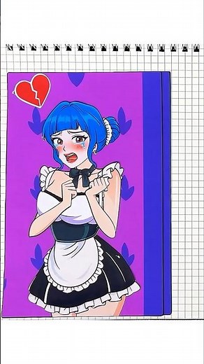 KPOP Demon Hunters 😢🧹 Maid Zoey wonders why she is crying #kpopdemonhunters #zoey